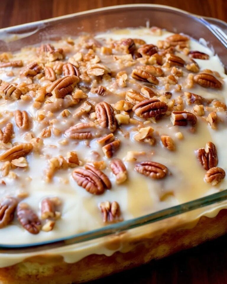BUTTER PECAN PRALINE POKE CAKE – All Recipes Healthy Food